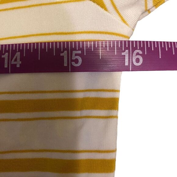 Matilda Jane Sunny Boat Golden Yellow and White Striped Tee - Picture 10 of 12